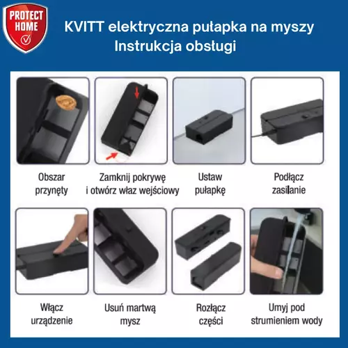 Zdjęcie produktu KVITT Pułapka elektryczna na myszy 4