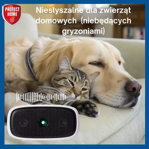 Zdjęcie produktu KVITT Ultradźwiękowy odstraszacz gryzoni 150m2 6
