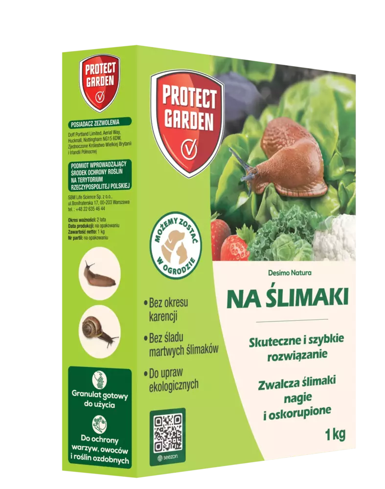 Zdjęcie produktu DESIMO NATURA 1KG BOX PL (Niebieskie granulki na ślimaki)