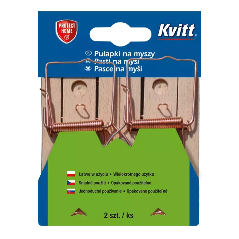 Zdjęcie produktu Pułapka drewniana na myszy FSC - 2 szt.